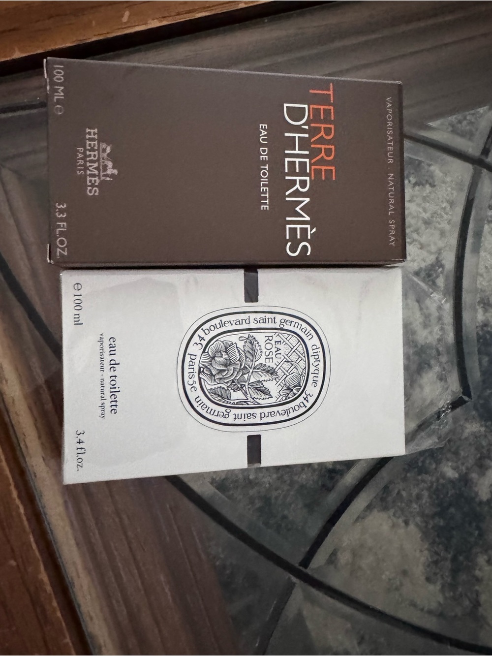 Hermes Terre d'Hermès Brown and Orange Boxed Eau de Toilette